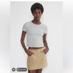 NWT Aritzia Sunday Best Kaya Cargo Mini Skirt